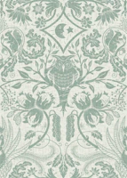 Woodland Creatures Floral Damask papiers peint