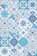Azulejo tiles in blue and white