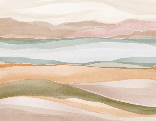 Muted Desert Sunset Layers