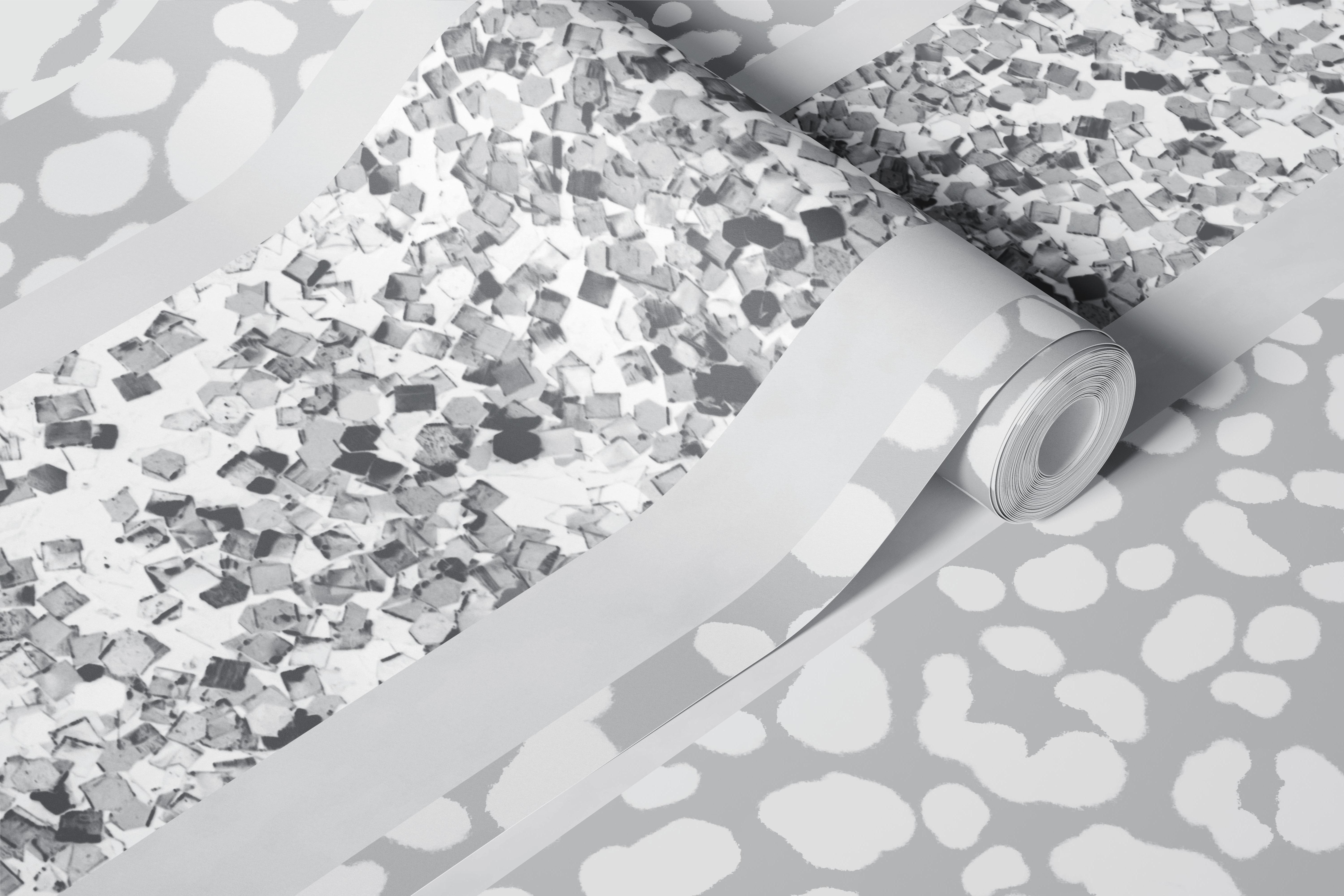 Leopard Glitter Stripes Glam 7 wallpaper in a room