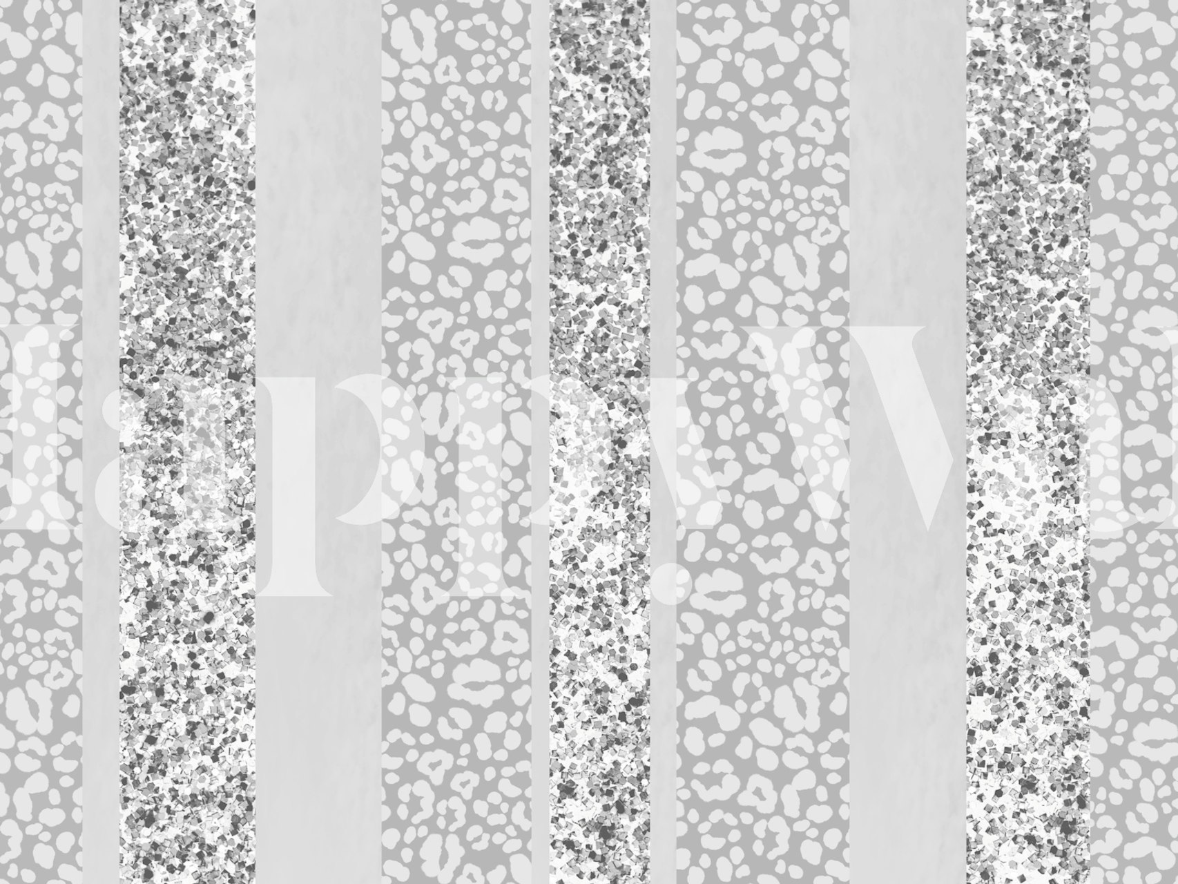 Leopard Glitter Stripes Glam 7 wallpaper in a room