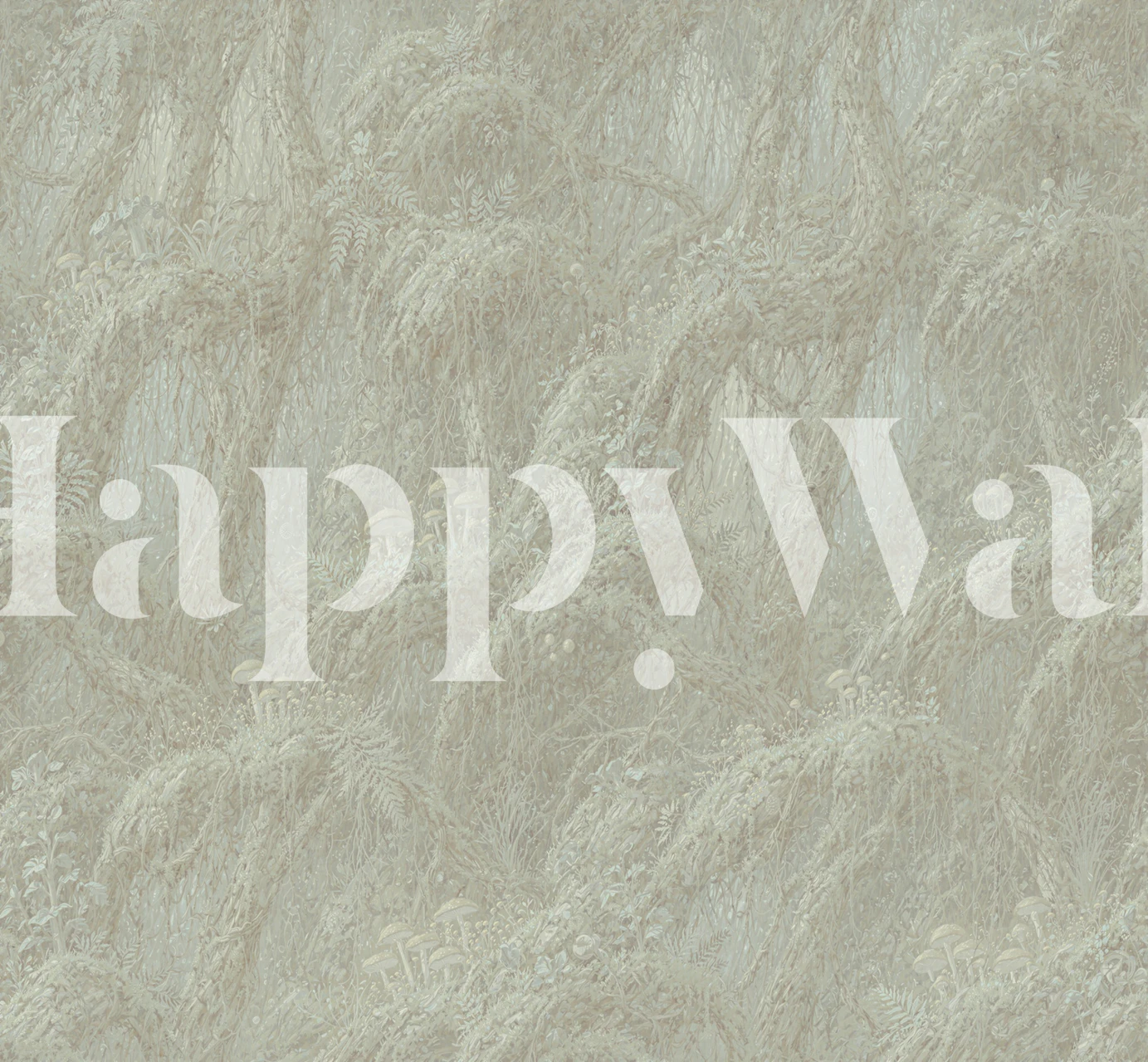 Mist Forest Botanicals Neutral tapete istabā