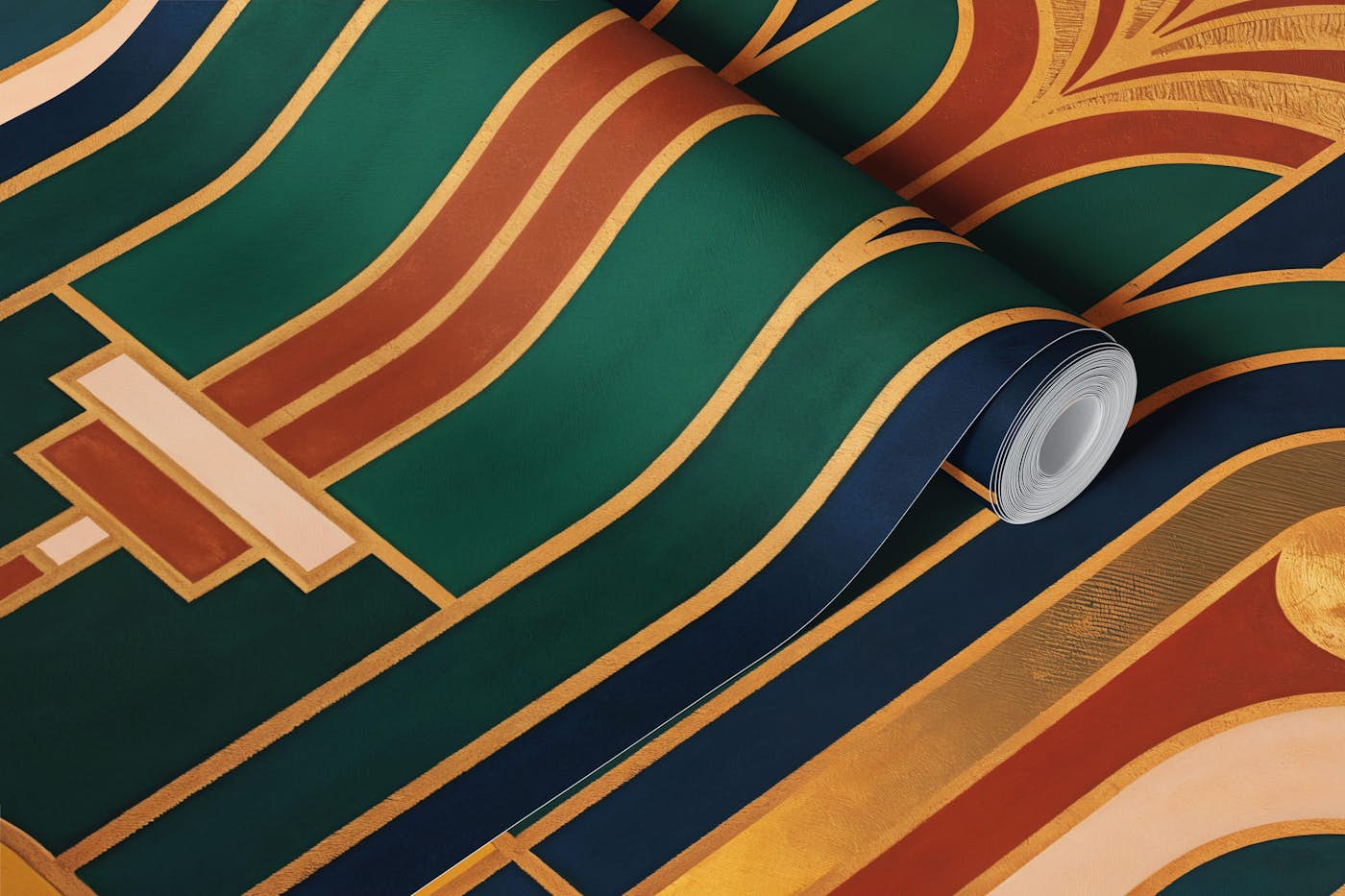 Art Deco Phoenix Palace wallpaper roll