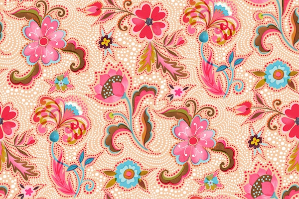 Boho flower flow colorful