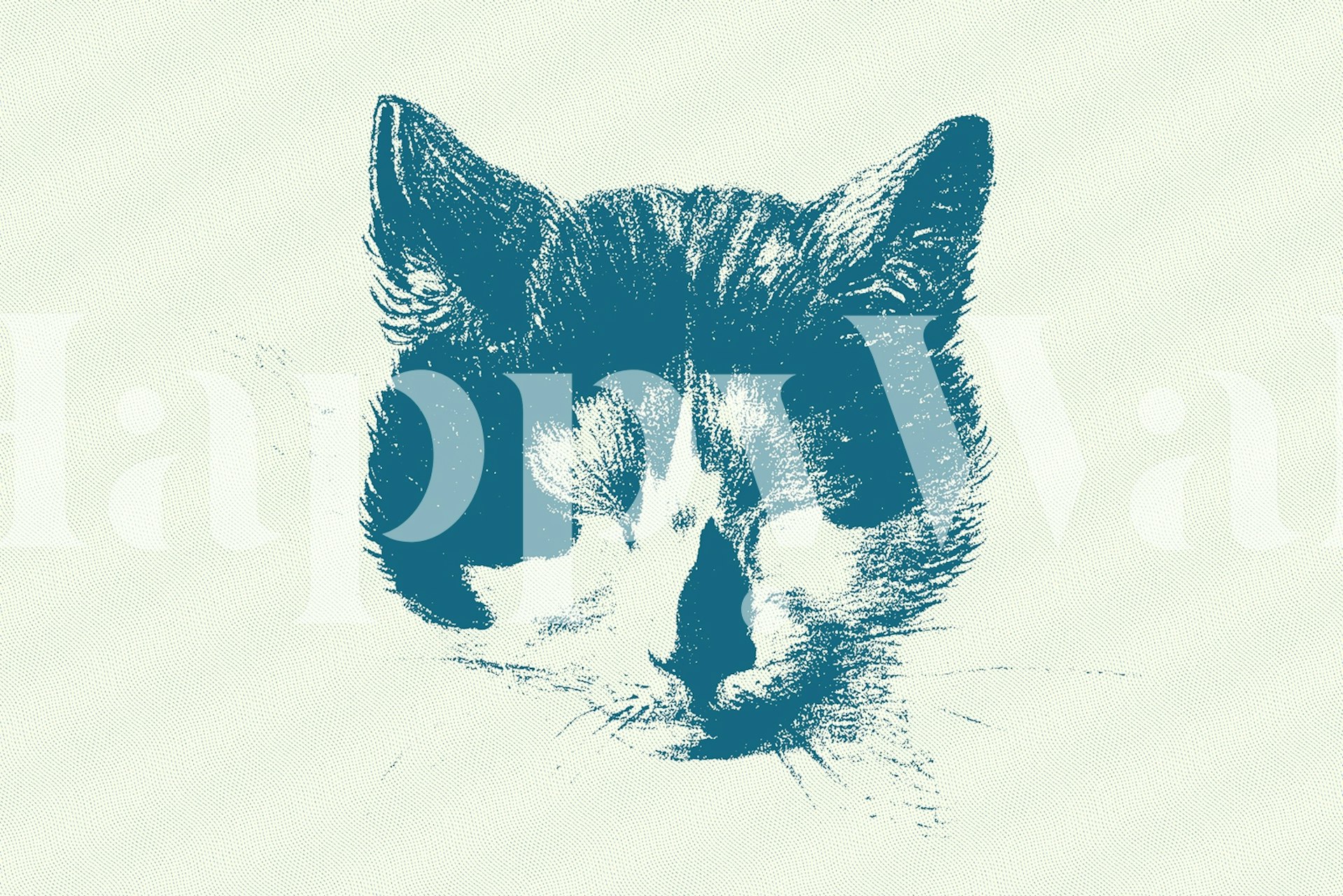 Bliss wallpaper design in a stylish room