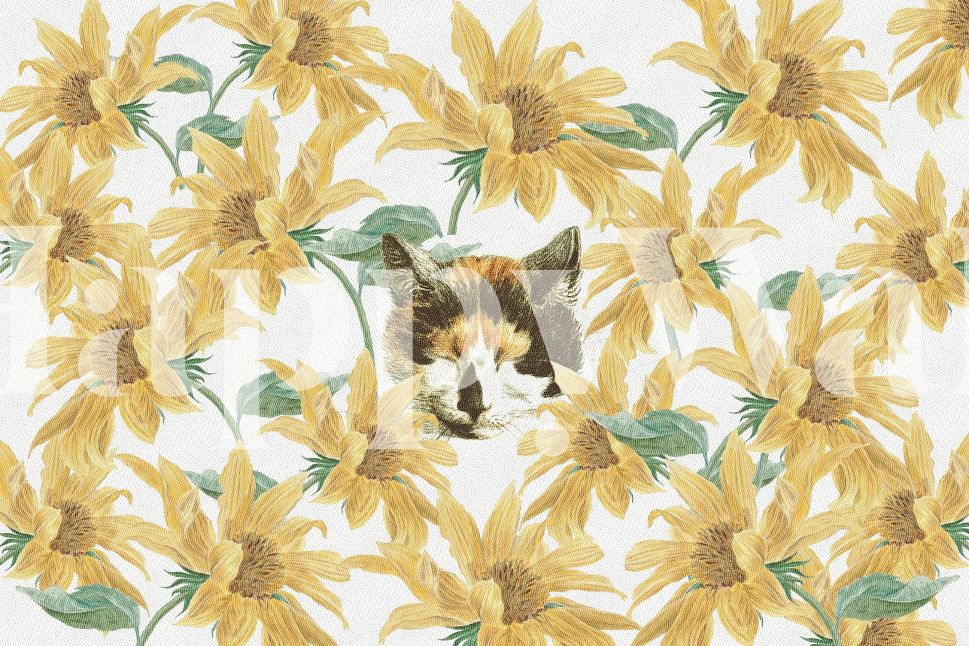 Bliss tapetdesign i et stilfuldt rum