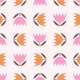 Minimal Scandi Tulip Orange Pink