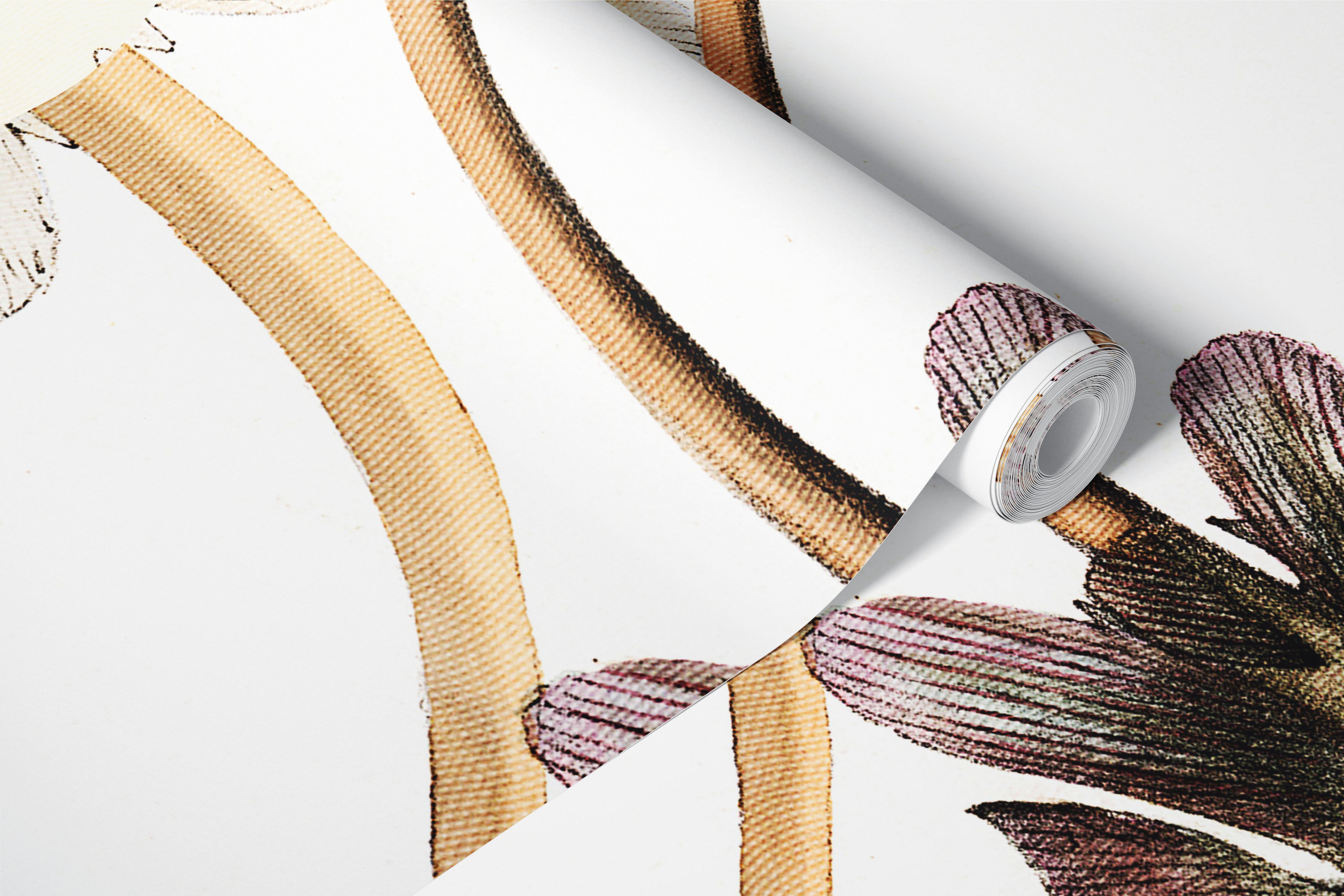 Ray Fish-tapetdesign i ett rum