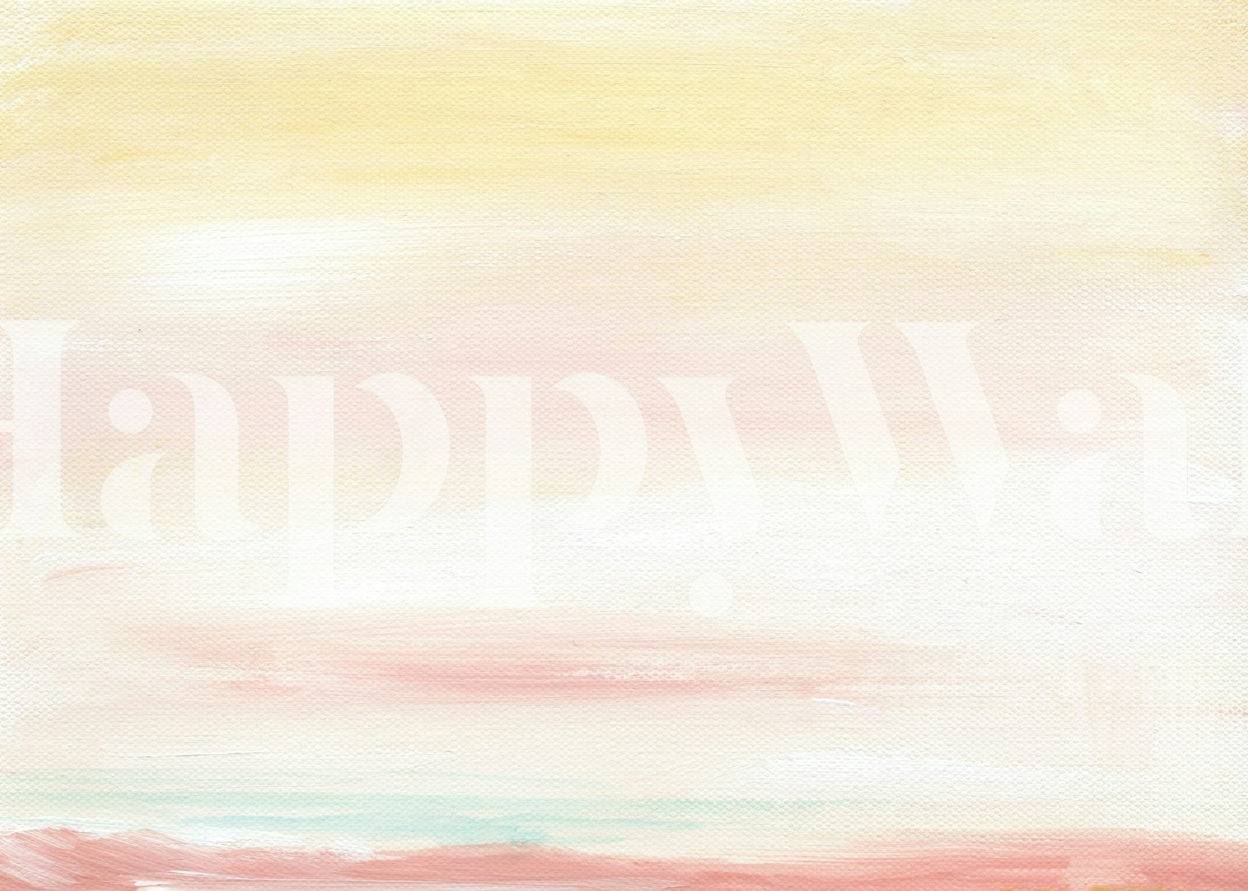 Minimal Coastal Sunset tapeta v místnosti