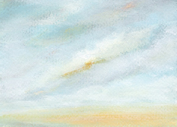 Minimal Pastel Seascape