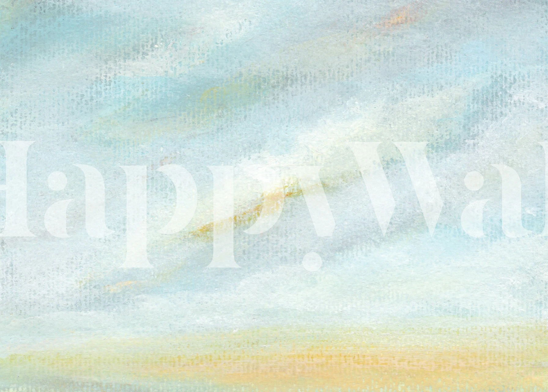 Minimal Pastel Seascape tapetes istabā