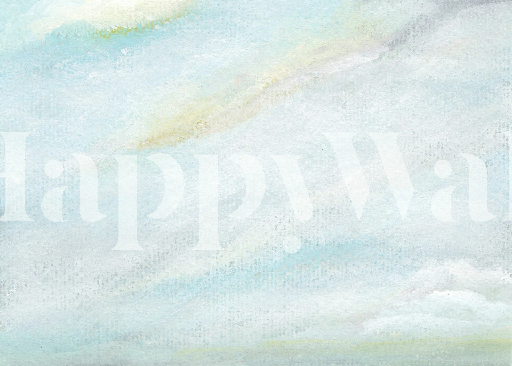 Pastel Misty Sky Texture tapéta egy szobában