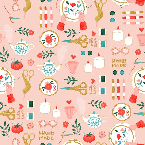 Handmade Embroidery Hoop Florals