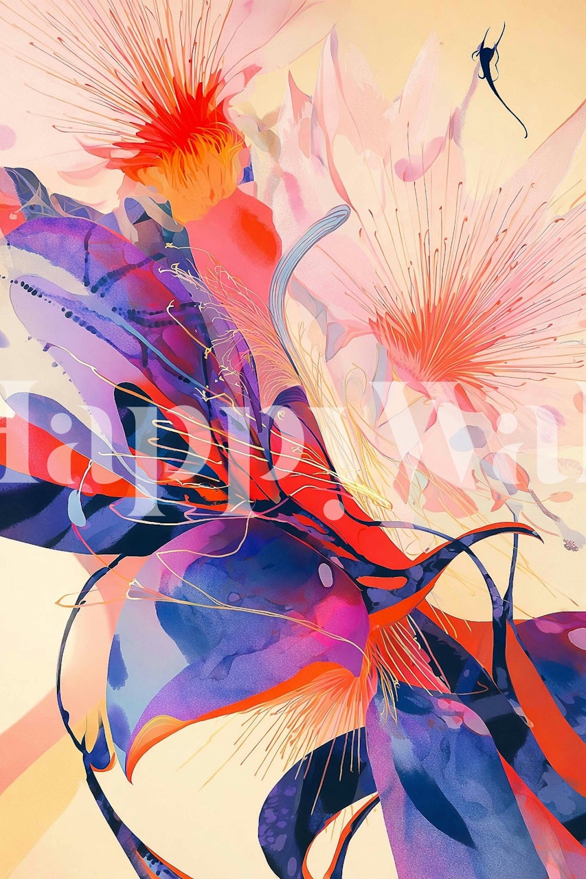 Infinity Gateway wallpaper in a stylish room