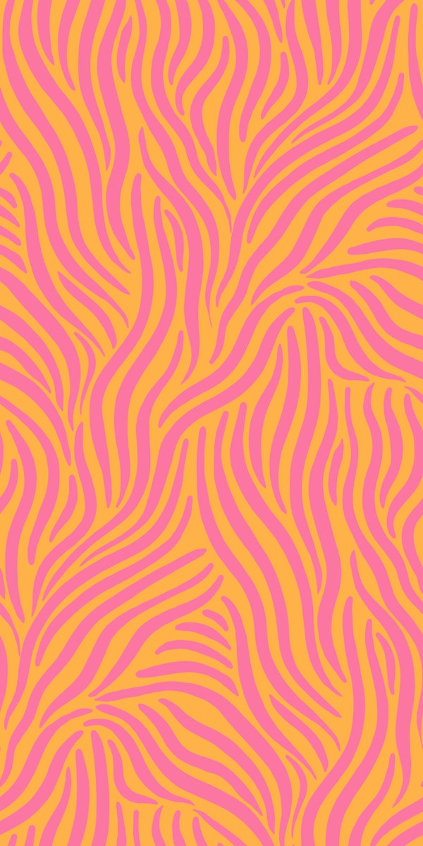 Abstract Stripes in Pink and Orange