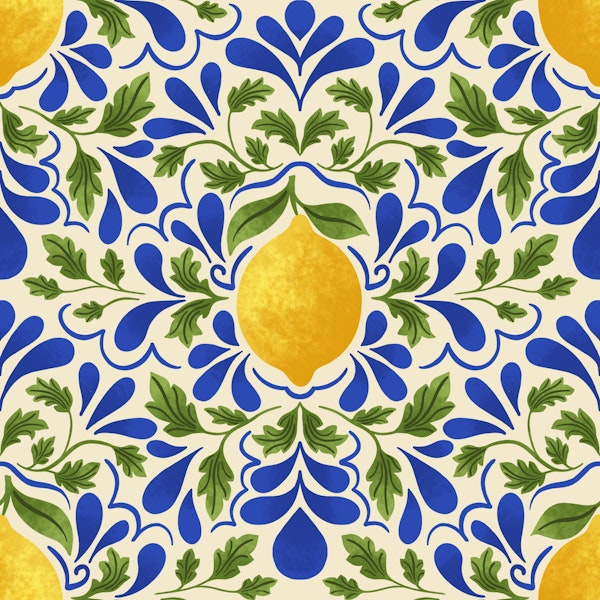 Mediterranean Lemon Tile
