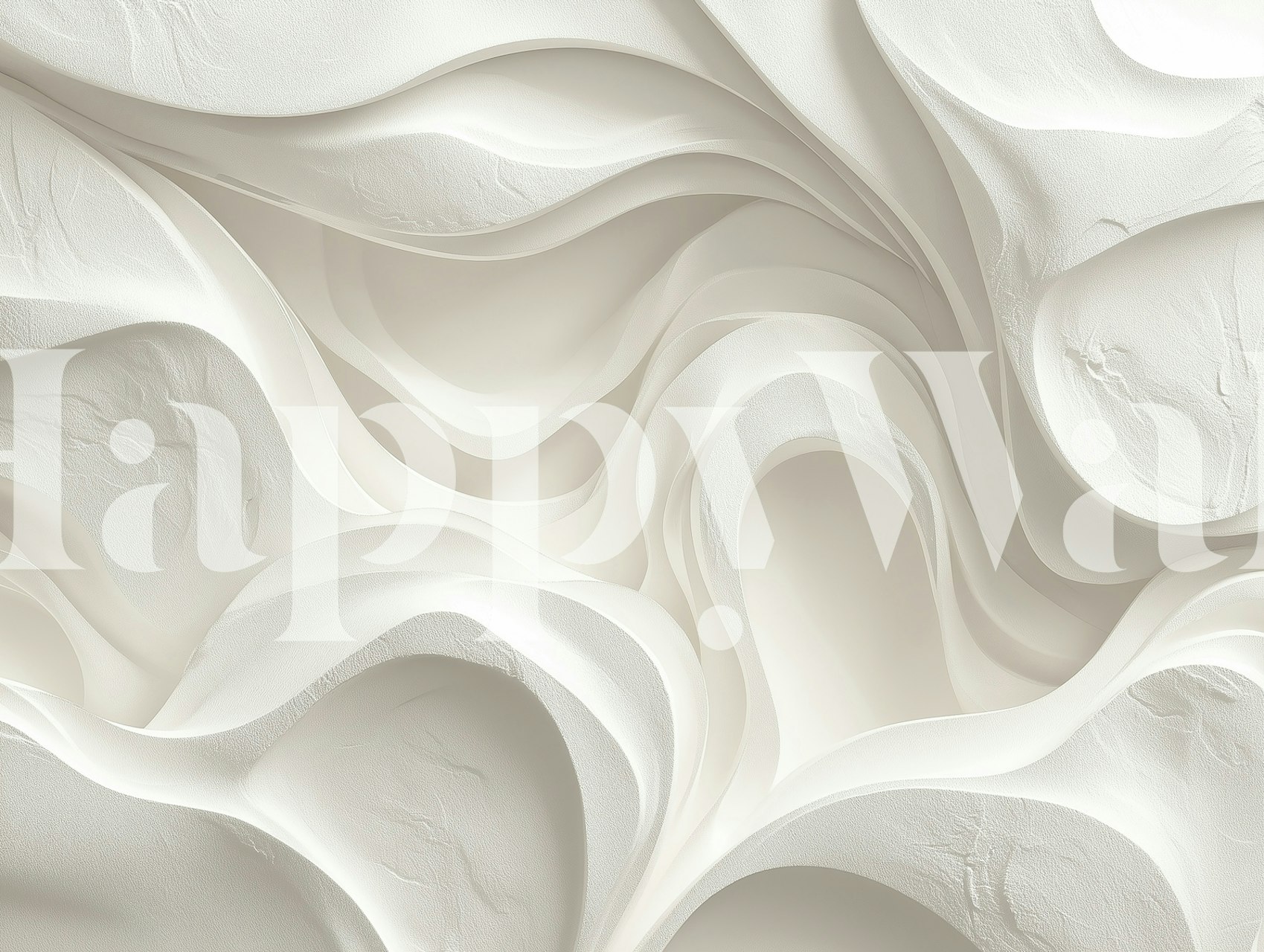 Elegant Neutral Wave Layers wallpaper