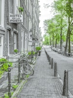 Amsterdam Canal Street in Spring behang