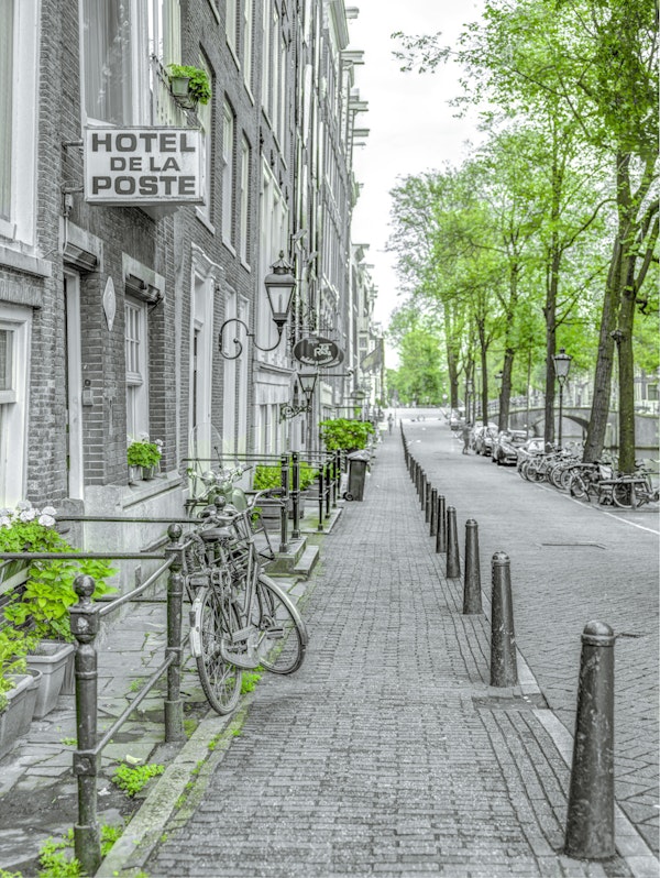 Amsterdam Canal Street in Spring
