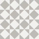 Modern Geometric Tiles - Gray and White
