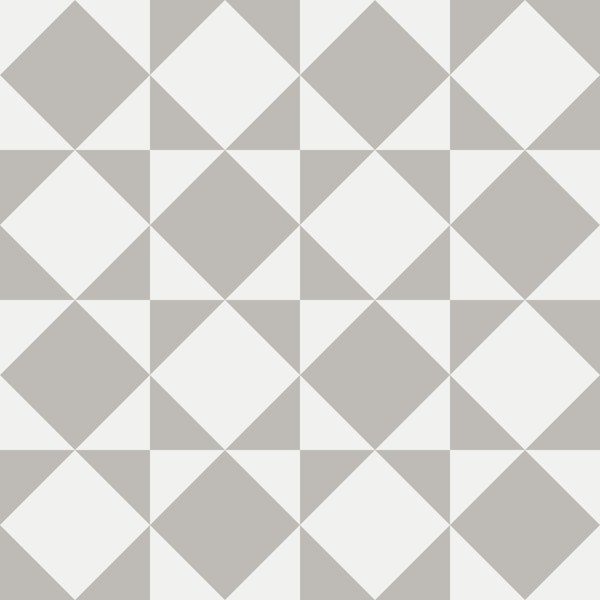 Modern Geometric Tiles - Gray and White