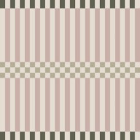 Blush Beige Stripes and Checkerband tapet