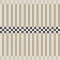 Sage green Stripes With navy Checker Band tapet