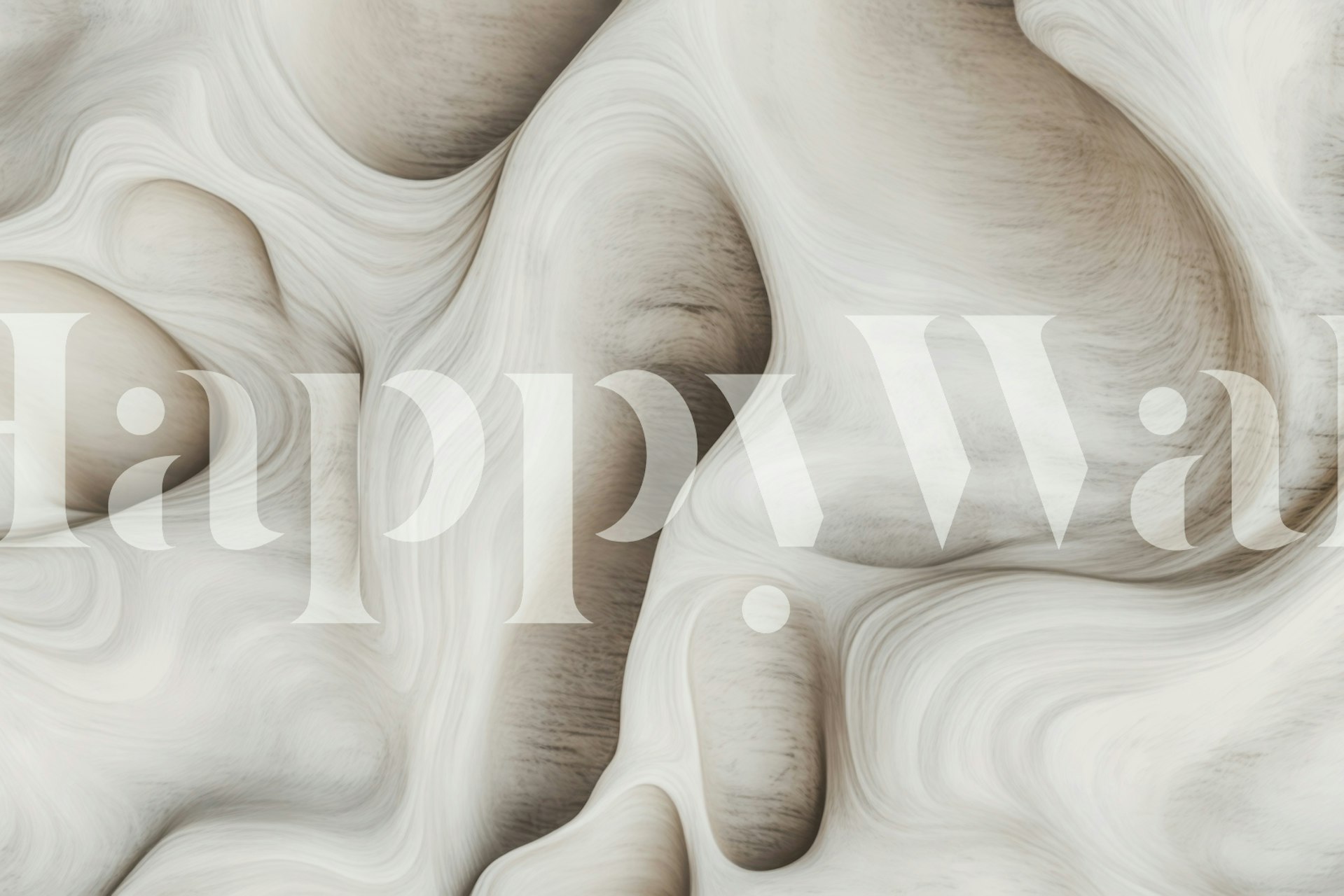 Calm Stone Wave Texture tapet i et rom