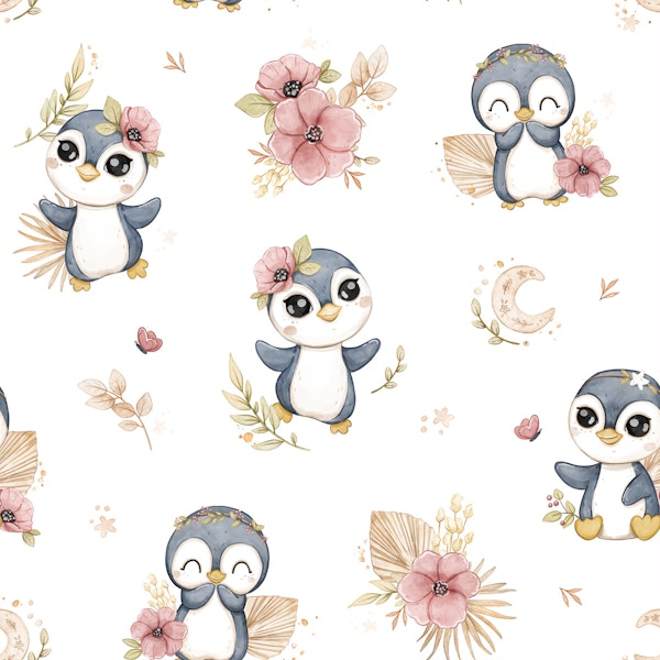 Boho Penguins