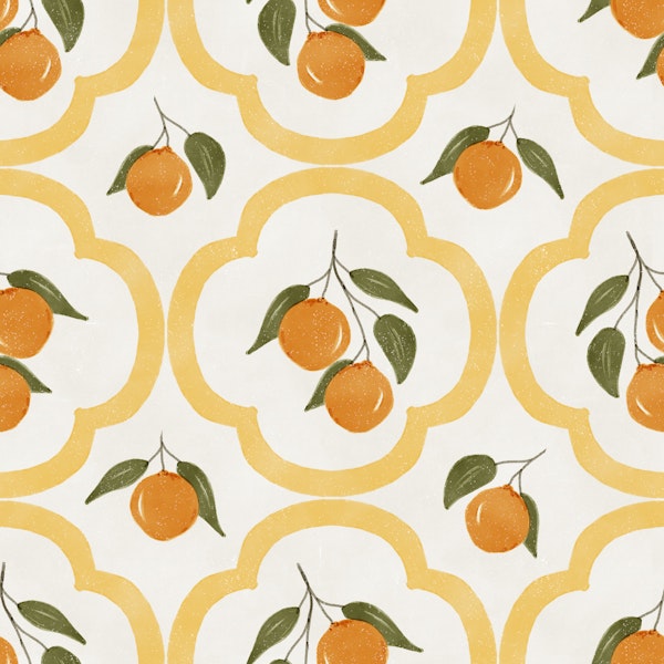 Mediterranean Oranges Decor