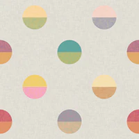 Pastel Sunrise Circles behang