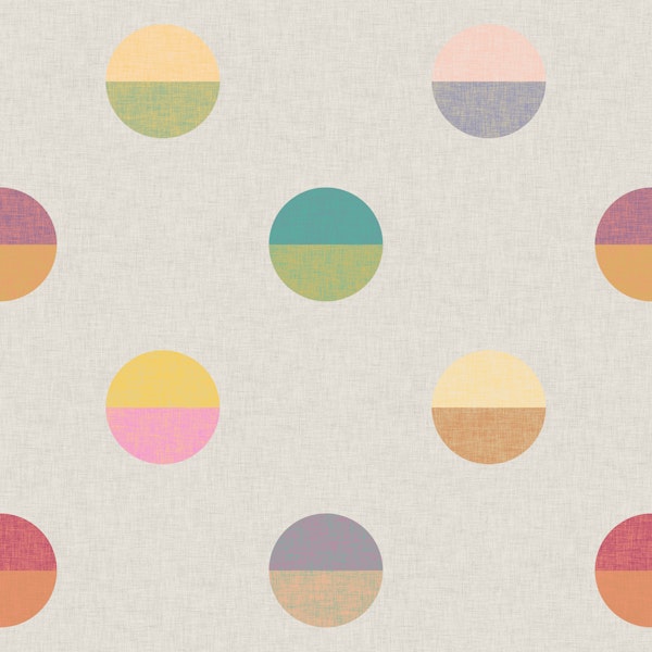 Pastel Sunrise Circles