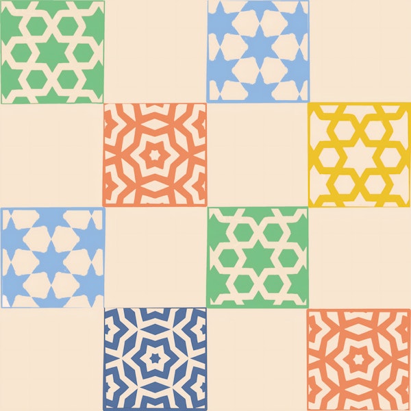 Mediterranean Tile Squares