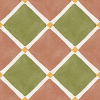 Mediterranean Rustic Checkerboard T-O tapet