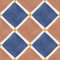 Mediterranean Rustic Checkerboard T-B tapet