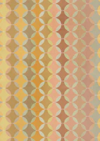 Warm Terracotta and Sage Circles Small wallpaper