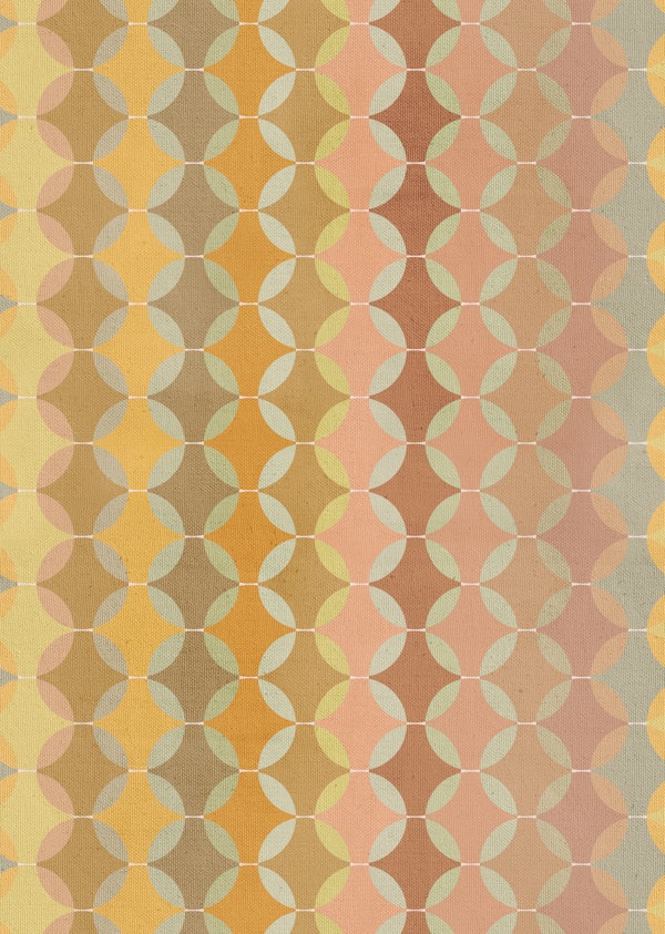 Warm Terracotta and Sage Circles Small
