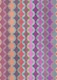 Retro Geometric Purple Circle Lattice Large