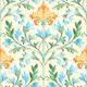 Florentine Floral Watercolor Damask Large