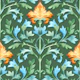 Hand Painted Floral Arabesque Large