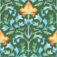 Hand Painted Floral Arabesque Small