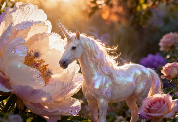 Dreamy Pastel Unicorn Bloom