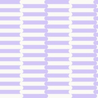 Retro Rounded Stripe Lavender papel pintado