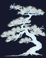 Japanese Matsu pine Tree tapet