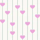 Stripes Hearts Pink & Green