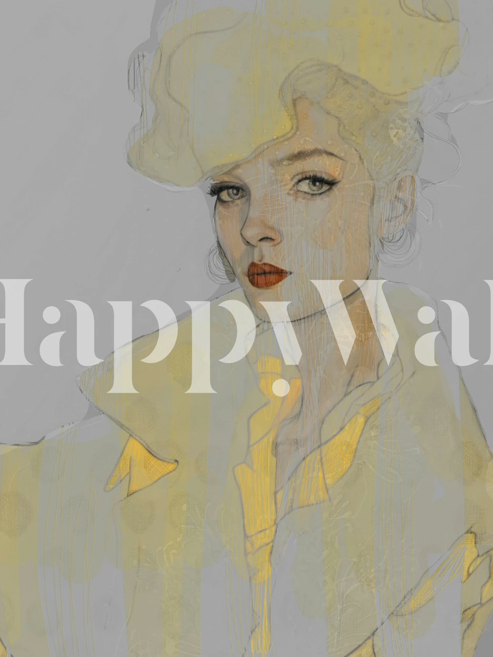 Sugar2 wallpaper design displayed in a room