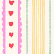 Playful Hearts and Stripes