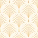 Gold Art Deco Palm Fan Pattern