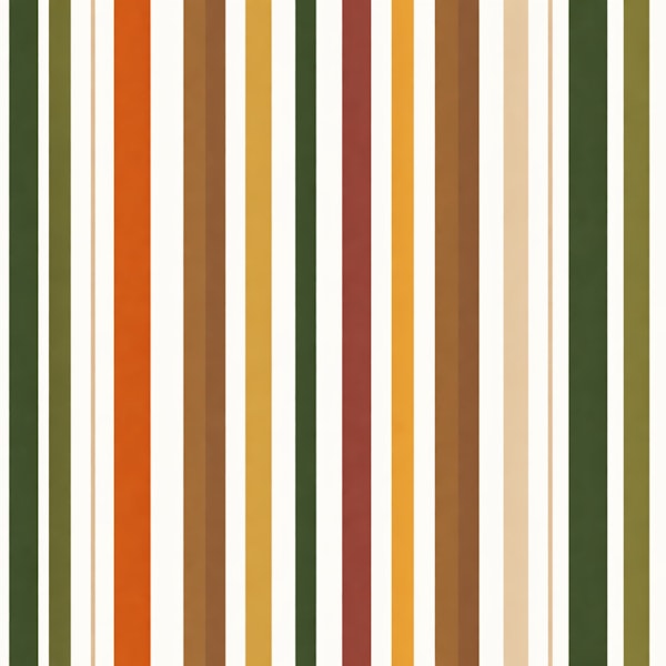 Boho Fall Color Stripes