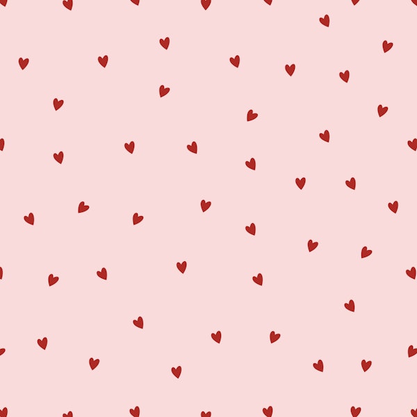 Pink Background Mini Hearts